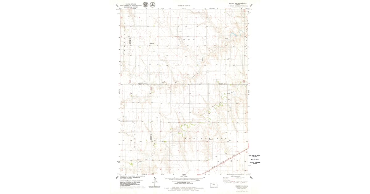 1978 Map of Selden SW, Decatur County, KS — High-Res | Pastmaps