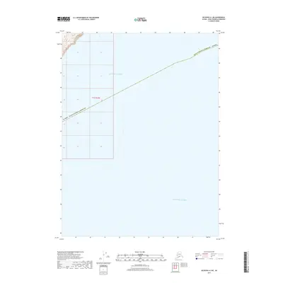 2017 Map of Seldovia A-3 NE, 2017 Print