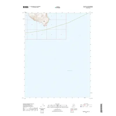 2018 Map of Seldovia A-4 SW, 2018 Print
