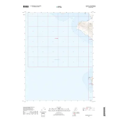 2018 Map of Seldovia A-6 NE, 2018 Print