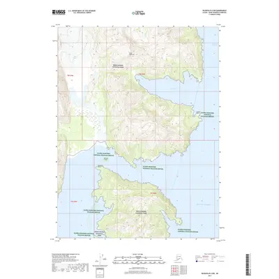 2017 Map of Seldovia B-2 NW, 2017 Print