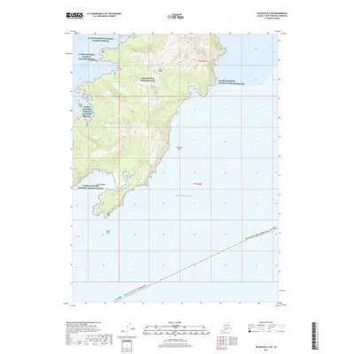 2017 Map of Seldovia B-2 SW, 2017 Print
