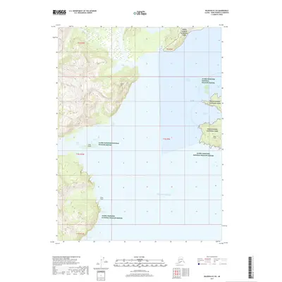 2017 Map of Seldovia B-3 SE, 2017 Print