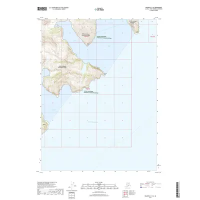 2017 Map of Seldovia C-1 SE, 2017 Print