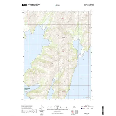 2017 Map of Seldovia C-2 SE, 2017 Print
