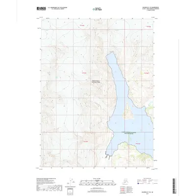 2017 Map of Seldovia D-1 SE, 2017 Print
