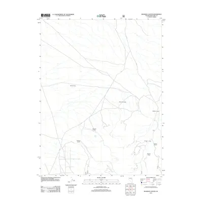 2012 Map of Seligman Canyon, 2012 Print