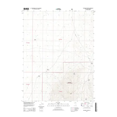 2014 Map of Seligman Canyon, 2014 Print