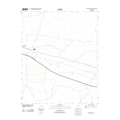 2011 Map of Seligman East, 2011 Print