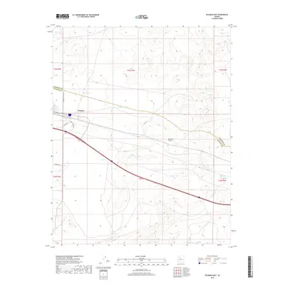 2018 Map of Seligman East, 2018 Print