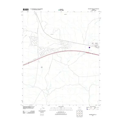 2011 Map of Seligman West, 2011 Print