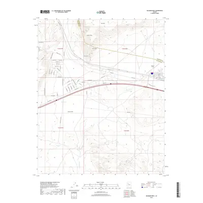2018 Map of Seligman West, 2018 Print