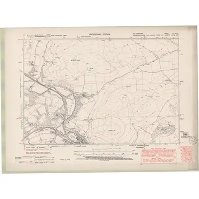 1938 Map of Selkirkshire Sheet IV.SW, 1950 Print