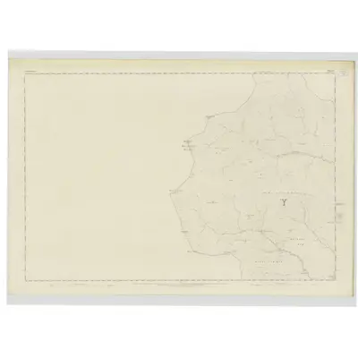 1858 Map of Selkirkshire, Sheet IX, 1863 Print