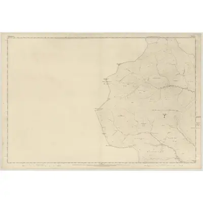 1858 Map of Selkirkshire, Sheet IX, 1863 Print