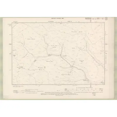 1897 Map of Selkirkshire Sheet IX.SE, 1900 Print