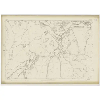 1856 Map of Selkirkshire, Sheet VI, 1859 Print