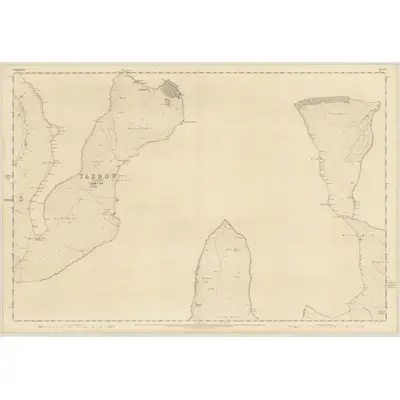 1858 Map of Selkirkshire, Sheet VI, 1863 Print