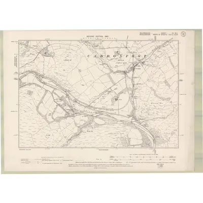 1897 Map of Selkirkshire Sheet VII.NE, 1900 Print