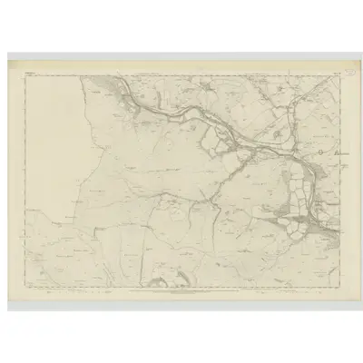 1858 Map of Selkirkshire, Sheet VII, 1863 Print