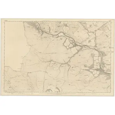 1858 Map of Selkirkshire, Sheet VII, 1863 Print