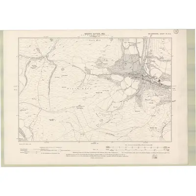 1897 Map of Selkirkshire Sheet VII.SE, 1900 Print