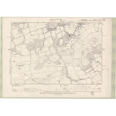 1897 Map of Selkirkshire Sheet VIII.SE, 1900 Print