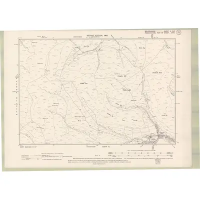 1897 Map of Selkirkshire Sheet X.NE, 1900 Print