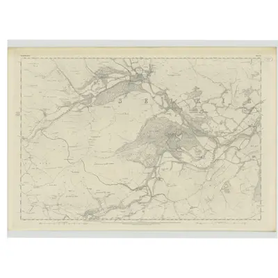 1858 Map of Selkirkshire, Sheet XI, 1863 Print