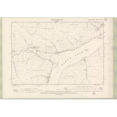 1897 Map of Selkirkshire Sheet XIII.NE, 1900 Print