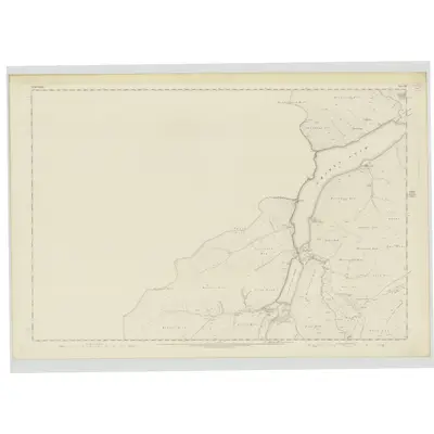 1858 Map of Selkirkshire, Sheet XIII, 1863 Print