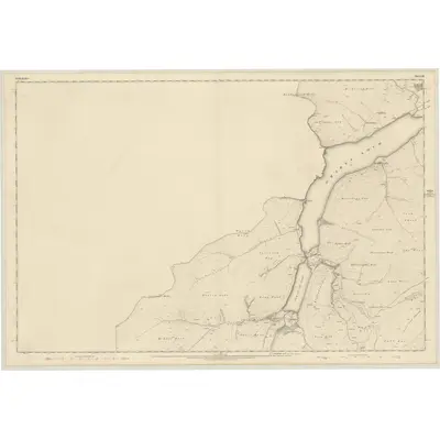1858 Map of Selkirkshire, Sheet XIII, 1863 Print