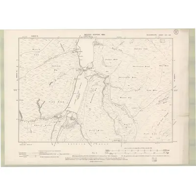 1897 Map of Selkirkshire Sheet XIII.SE, 1900 Print