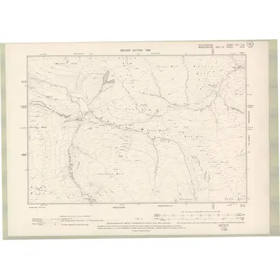 1897 Map of Selkirkshire Sheet XIIIa.SE, 1900 Print