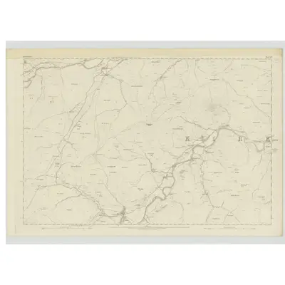 1858 Map of Selkirkshire, Sheet XIV, 1863 Print