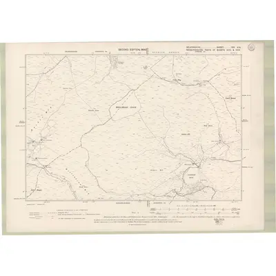 1897 Map of Selkirkshire Sheet XIX.NW, 1900 Print