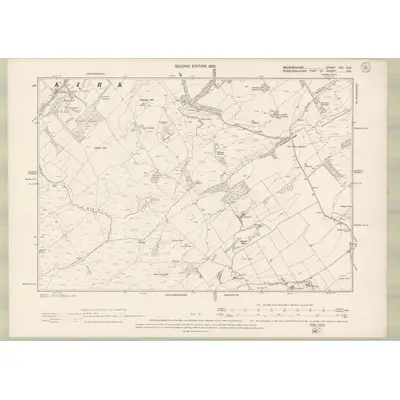 1897 Map of Selkirkshire Sheet XVI.SW, 1900 Print