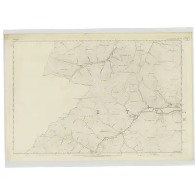 1858 Map of Selkirkshire, Sheet XVII, 1863 Print