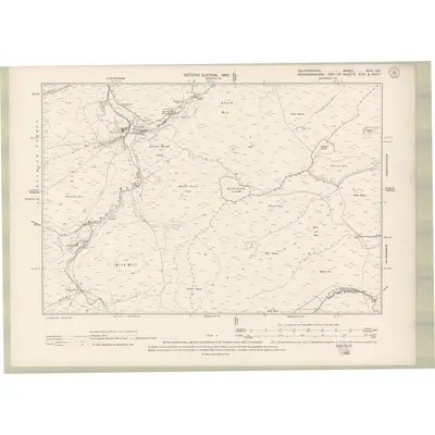 1897 Map of Selkirkshire Sheet XVIII.SE, 1900 Print