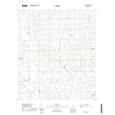 2018 Map of Sellersville, 2018 Print
