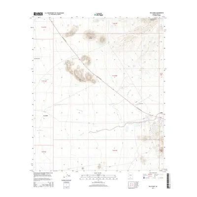 2014 Map of Sells West, 2014 Print