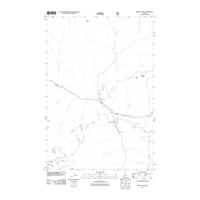 2011 Map of Selway Falls, 2011 Print