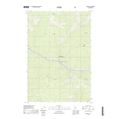 2020 Map of Selway Falls, 2020 Print