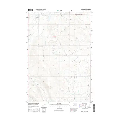 2014 Map of Selway Mountain, 2014 Print
