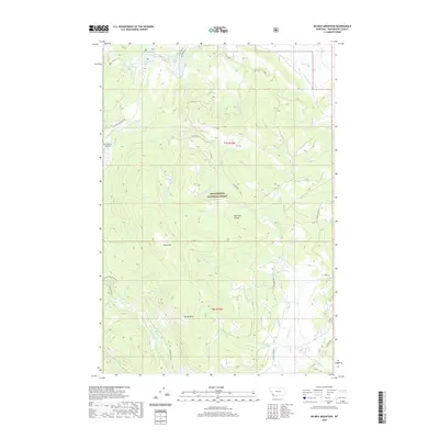 2020 Map of Selway Mountain, 2020 Print
