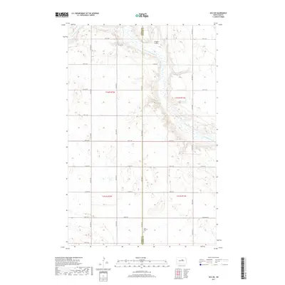 2017 Map of Selz NE, 2017 Print