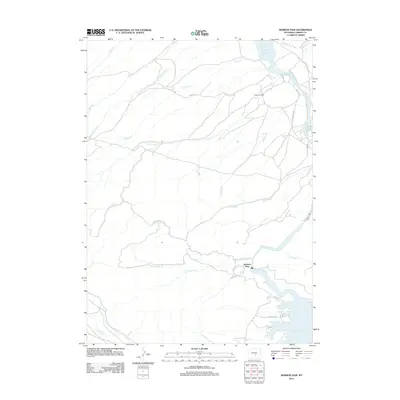 2012 Map of Seminoe Dam, 2012 Print