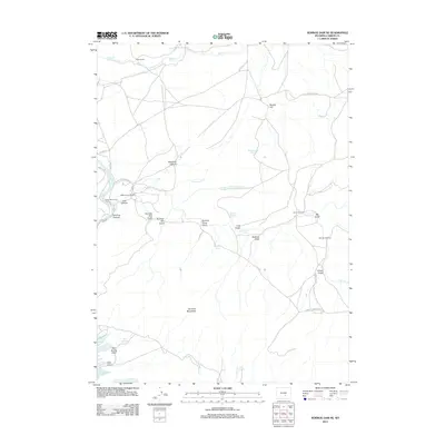2012 Map of Seminoe Dam NE, 2012 Print