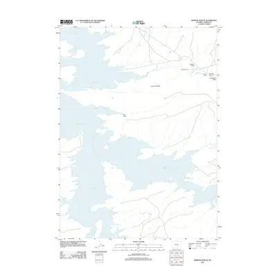 2012 Map of Seminoe Dam SE, 2012 Print