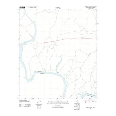 2010 Map of Seminole Canyon, 2010 Print